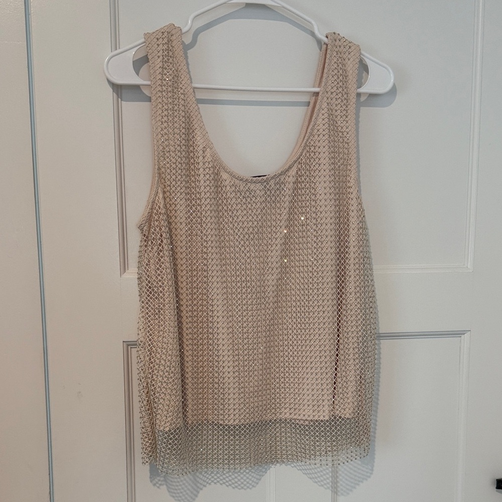 Sunday in Brooklyn sequin Sleeveless Top